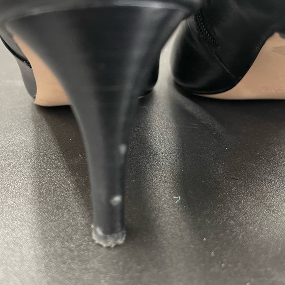 COACH Holiday Soft Shine Calf STUDS Black Leather Ankle Bootie ~ Women’s 8.5 - Picture 9 of 13